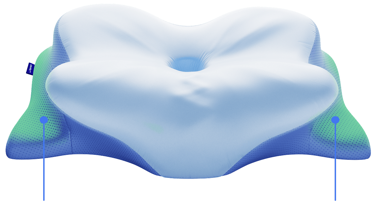 Derila Ergo Pillow - Ergonomic Memory Foam Pillow